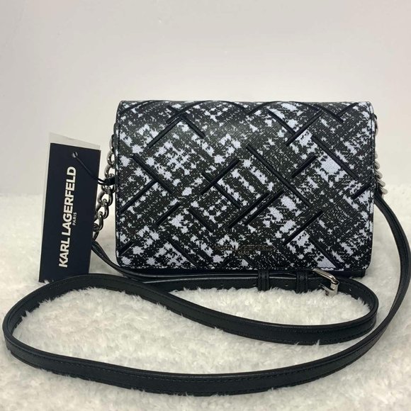 Karl Lagerfeld Handbags - NTW-Karl Lagerfeld Paris Connie Flap Crossbody